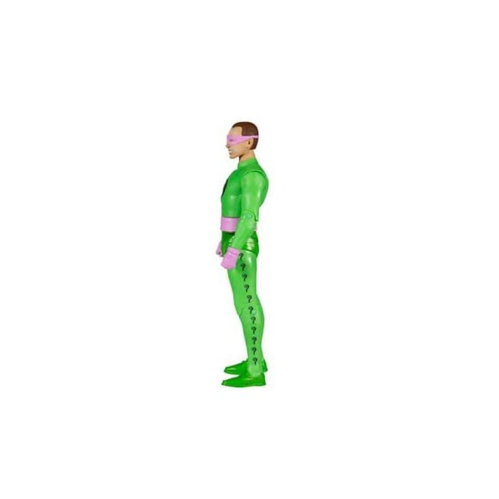 McFarlane Toys, DC Multiverse, 5-inch DC Retro The Riddler Action Figure with Action Word Bubbles, Collectible DC Retro 1960's TV Figure – Ages 12+