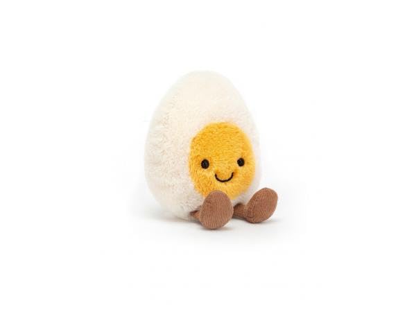 Jellycat Amuseable Happy Boiled Egg - L: 4 cm x l: 8 cm x h: 14 cm