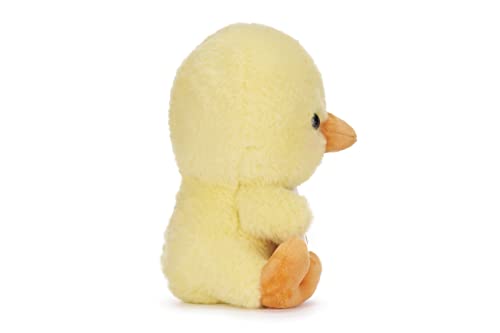 Posh Paws 37510 Swizzels Love Hearts 18cm (7-Inch) Baby Chick ‘I Think You’RE Egg-CELLENT’ Plush Soft Toy