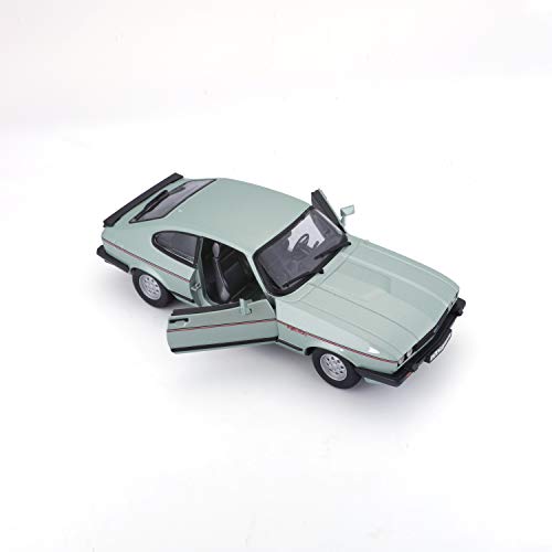 Bburago 15621093BL Ford 1:24 Capri (1982), Green