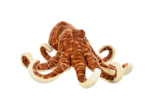 Wild Republic Octopus Plush Soft Toy, Cuddlekins Cuddly Toys, Gifts for Kids 30 cm