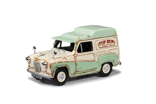 Corgi Hornby Hobbies LTD Cc80505 Wallace and Gromit Austin A35 Van Collection-Cheese Please, Top Bun, Spick and Spanmobile Tv Film Licensed Die-Cast Model, Multi, 1:43 Scale