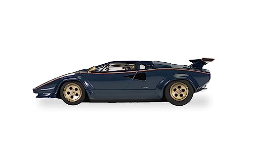 Scalextric C4411 Lamborghini Countach - Walter Wolf - Blue And Gold Cars - Street & Rally