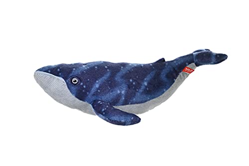 Wild Republic Blue Whale Plush Soft Toy, Cuddlekins Cuddly Toys, Gifts for Kids 30 cm