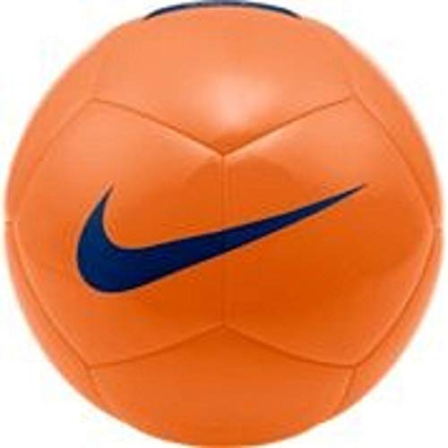 NIKE Unisex-Adult Pitch Team Soccer Ball SC3992 total orange/blue 4