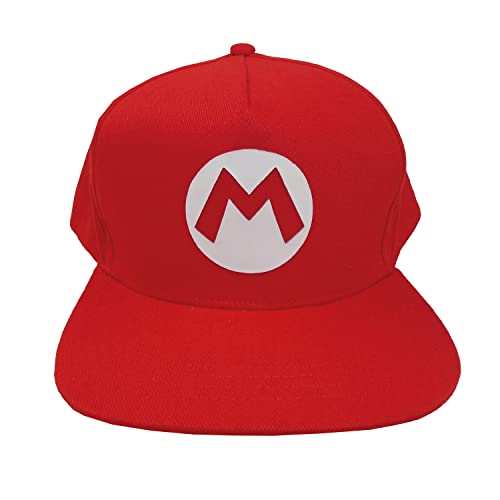Nintendo Super Mario Badge Mario (Snapback Cap) One Size Red