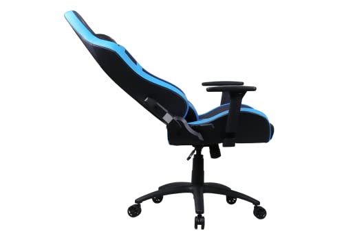 Oversteel - DIAMOND Professional Gaming Chair Leatherette, 3D Armrests, Height Adjustable, Reclining 180º, Gas Piston Class 4, Up to 150Kg, Color Blue