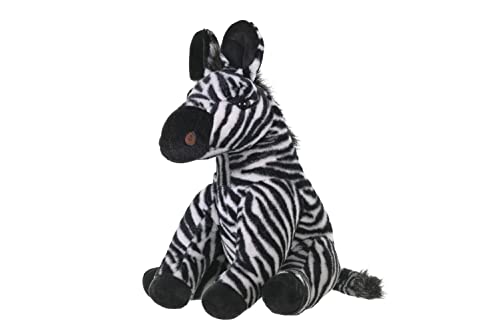 Wild Republic Zebra Plush Soft Toy, Cuddlekins Cuddly Toys, Gifts for Kids 30 cm