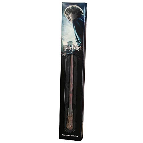 The Noble Collection - Ron Weasley Wand In A Standard Windowed Box - 14in (36cm) Wizarding World Wand - Harry Potter Film Set Movie Props Wands