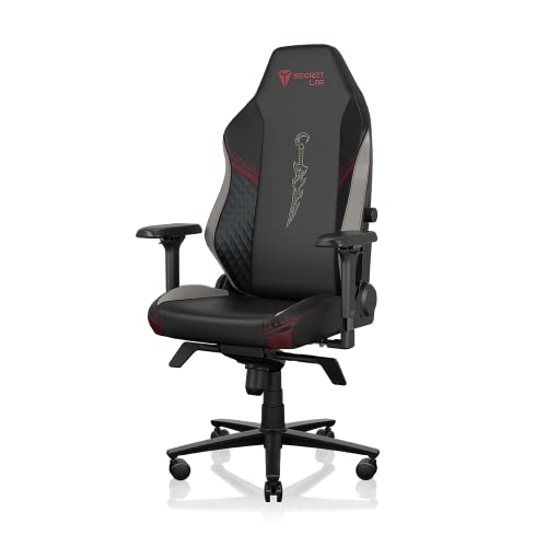 Secretlab TITAN Evo 2022 Pyke Gaming Chair - Reclining - Ergonomic & Comfortable Computer Chair with 4D Armrests - Magnetic Head Pillow & 4-way Lumbar Support - Black - Hybrid Leather