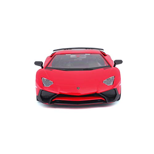 Bburago B18-21079 Jaguar 1:24 Lamborghini AVENDTADOR, Red