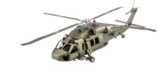 Metal Earth Fascinations UH-60 Black Hawk Helicopter 3D Metal Model Kit