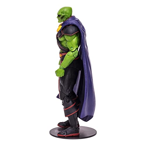 McFarlane Toys, DC Multiverse Martian Manhunter 7-inch Action Figure with 22 Moving Parts, Collectible DC Rebirth Figure with Unique Collector Character Card – Ages 12+