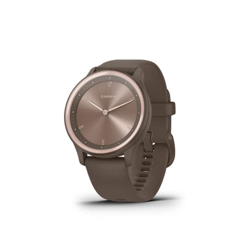 Garmin vívomove Sport, Hybrid Smartwatch with Health and Fitness functions, Hidden Touchscreen Display and up to 5 days battery life, Cocoa