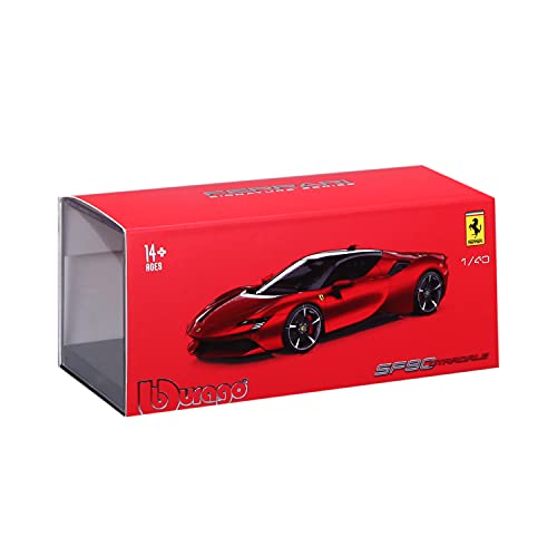 Bburago B18-36911 1:43 Ferrari Signature SF90 STRADALE, Assorted Designs and Colours