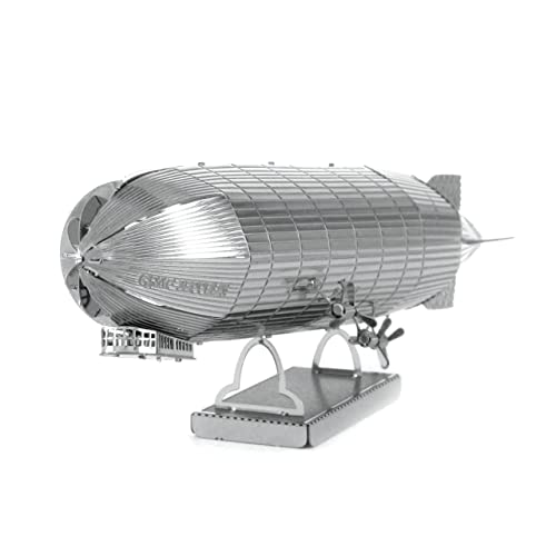 Metal Earth GRAF Zeppelin 3D Metal Model Kit Bundle with Tweezers Fascinations