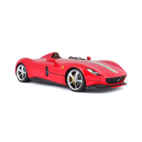 Bburago B18-16909 SP1 1:18 Ferrari Signature Monza SP-1, Assorted Designs and Colours