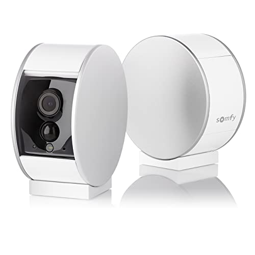 somfy 2401507 Indoor Camera, Full HD Security Camera for Home Security Systems, Smart Device with Integrated App and Simple Installation