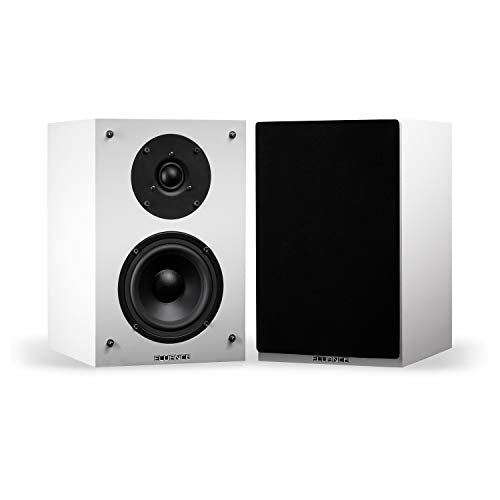 Fluance Elite High Definition Surround Sound Home Theater 7.0 Channel Speaker System including Three-way Floorstanding Towers, Center Channel, Surround and Rear Surround Speakers - White (SX70WHR)