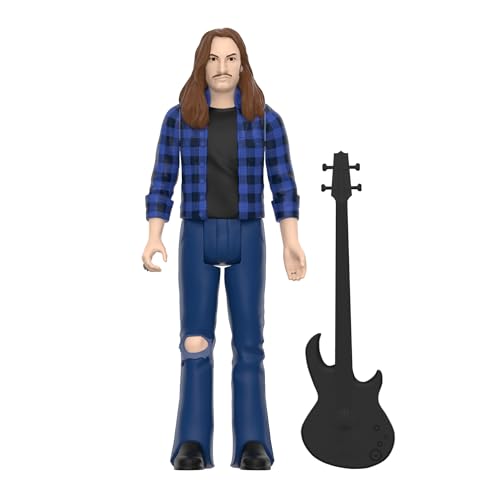 Super7 Cliff Burton Reaction Figures - Cliff Burton (Flannel Shirt) Action Figure