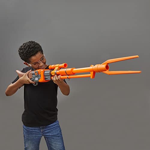 NERF Star Wars Amban Phase-Pulse Blaster, The Mandalorian, Scope, 10 Official Elite Darts, Breech Load, 50.25 Inches Long