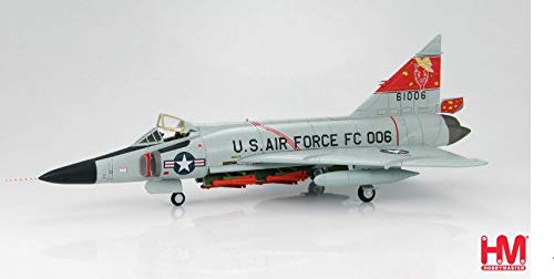 HOBBY MASTER F-102A-55-CO Delta Dagger 431 FIS Zaragoza Air Base Spain April 1962 Red Devils 1/72 diecast plane model aircraft