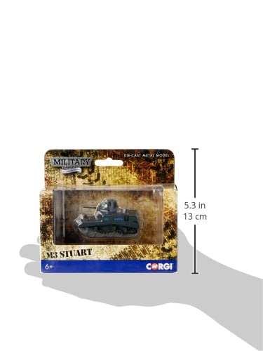 Corgi CS90641 MiM - M3 Stuart Tank Show Case,Black