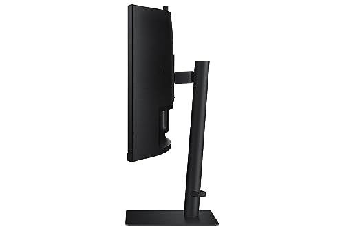 Samsung LS34C652VAUXXU WQHD Viewfinity S6 34" Monitor with Webcam - 3440x1440, 1000R Curved, Speakers, USB-C, LAN, Height Adjust