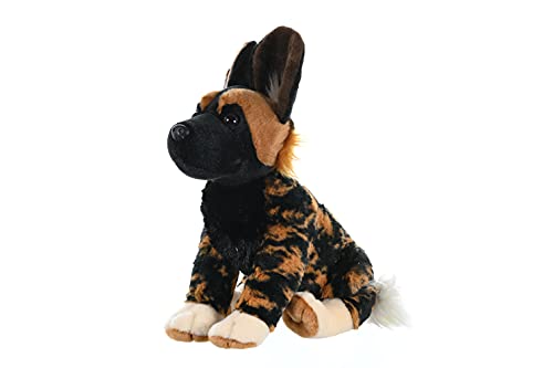 Wild Republic African Wild Dog Plush Soft Toy, Cuddlekins Cuddly Toys, Gifts for Kids 30 cm