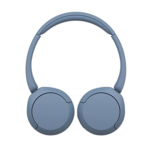 Sony WH-CH520 Wireless Bluetooth Headphones - up to 50 Hours Battery Life with Quick Charge, On-ear style - Blue