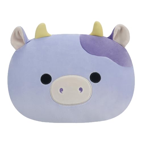 Squishmallows SQCR04185 Bubba-Purple Cow Stackables 12-Inch Medium-Sized Ultrasoft Official Kelly Toy Plush