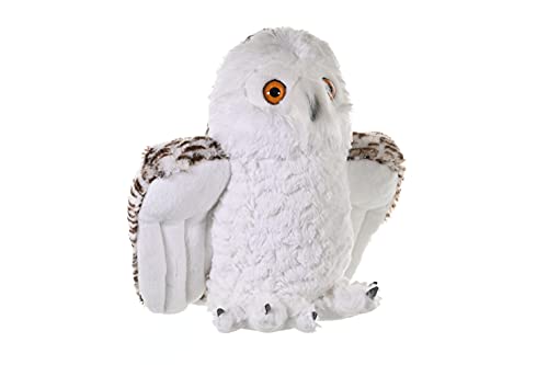 Wild Republic Snowy Owl Plush Soft Toy, Cuddlekins Cuddly Toys, Gifts for Kids, White, 30 cm