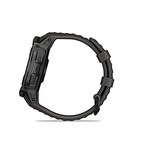 Garmin Instinct 2X SOLAR, Large Rugged GPS Smartwatch, Built-in Sports Apps and Health Monitoring, Solar Charging and Ultratough Design Features, Graphite