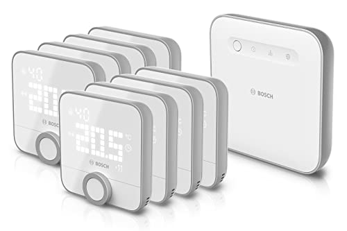 Bosch Smart Home Room Thermostat 230V II for Wired Heating Systems, Set of 8