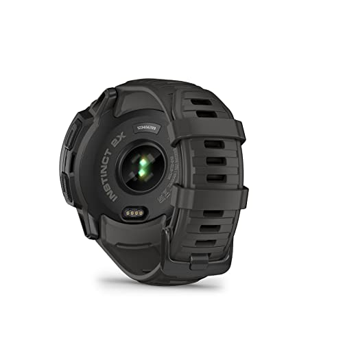 Garmin Instinct 2X SOLAR, Large Rugged GPS Smartwatch, Built-in Sports Apps and Health Monitoring, Solar Charging and Ultratough Design Features, Graphite