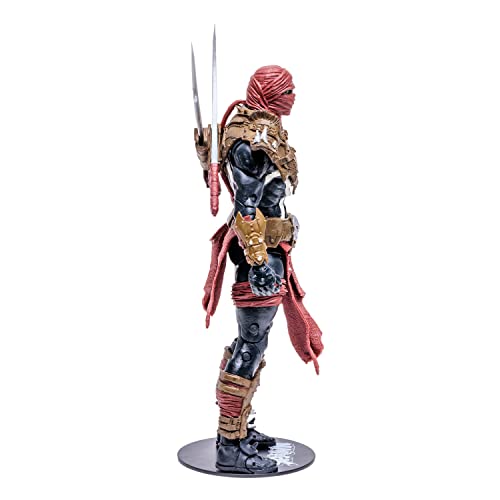 McFarlane Toys, Spawn Comic Ninja Spawn Action Figure set with 22 Moving Parts, Collectible Figure with Accessories and Collectors Stand Base – Ages 12+