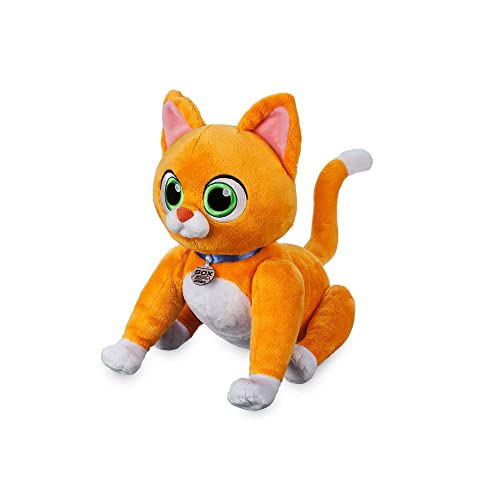 Disney Store Official Sox Medium Soft Toy, Buzz Lightyear Robot Cat, 35cm/14”, Plush Toy Features Embroidered Details, Soft-Feel Fabric, Moveable Legs, Collar with Name Tag, Suitable for All Ages