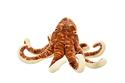 Wild Republic Octopus Plush Soft Toy, Cuddlekins Cuddly Toys, Gifts for Kids 30 cm