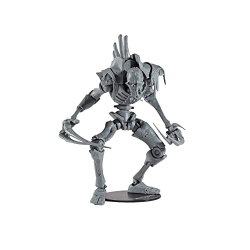 McFarlane Toys, Warhammer 40000 Necron Flayed One Action Figure with 22 Moving Parts, Unpainted Collectible Warhammer Figure with collectors stand base, Customise your figure – Ages 12+