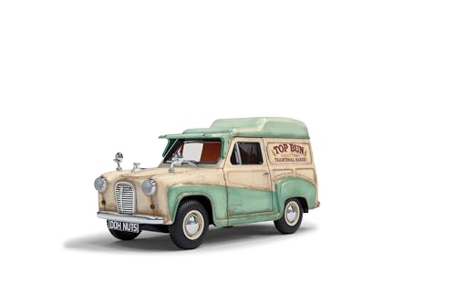 Corgi Hornby Hobbies LTD Cc80505 Wallace and Gromit Austin A35 Van Collection-Cheese Please, Top Bun, Spick and Spanmobile Tv Film Licensed Die-Cast Model, Multi, 1:43 Scale