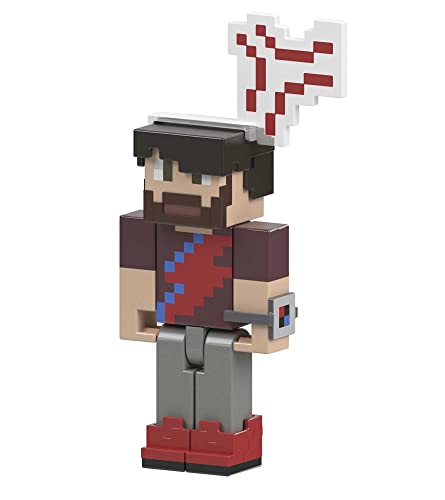 Minecraft Game, Rougarou and Anger Vein, Creator Series Action Figures and Accessories Expansion Pack, 3.25-inch Collectible Gift for Kids, HNW10