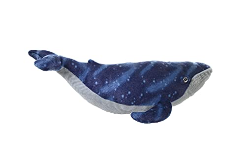 Wild Republic Blue Whale Plush Soft Toy, Cuddlekins Cuddly Toys, Gifts for Kids 30 cm