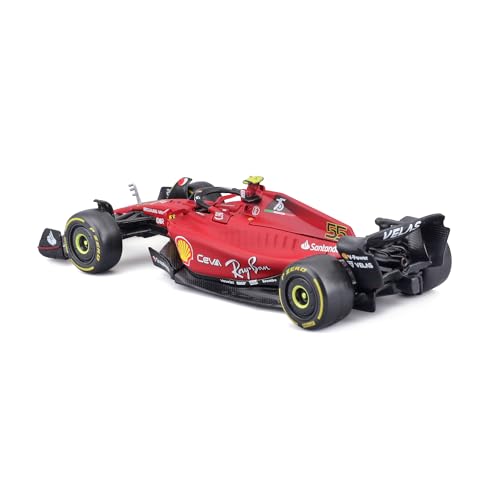 Bburago B18-36832S Formula 1 Ferrari F1-75 (2022) SAINZ 1:43 Scale Die-Cast Colletible Race Car Collectible, Assorted Colours