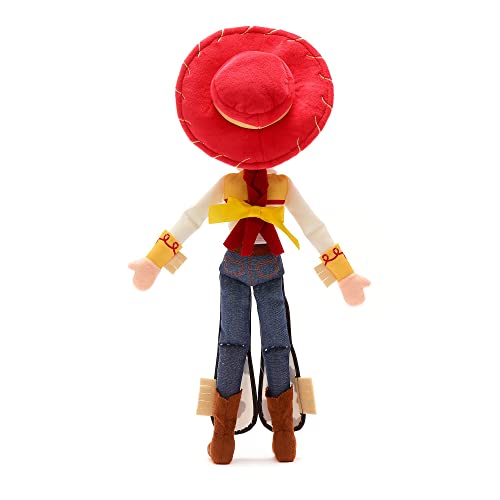 Disney Store Official Jessie Medium Soft Toy, Toy Story, 45cm/17”, Plush Cuddly Character, Yodelling Cowgirl Standing, with Embroidered Details and Soft Feel Finish