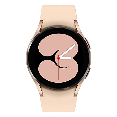 Samsung Galaxy Watch4 40mm Bluetooth Smart Watch, 3 Year Manufacturer Warranty, Pink Gold (UK Version)