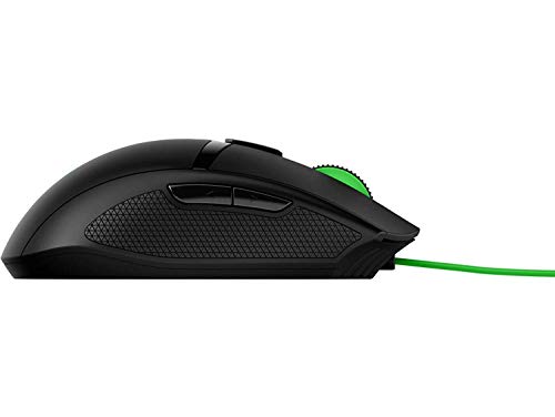 HP Pavilion Gaming 300 Wired USB Gaming Mouse, 5000 DPI Optical Sensor, On-the -Fly Settings, RGB LED, Ambidextrous , Black