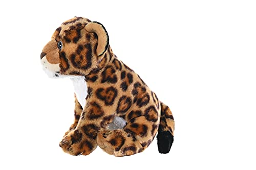 Wild Republic 19353 Jaguar Cub Plush Soft, Cuddlekins Cuddly Toys, Gifts for Kids 30 cm,Blue