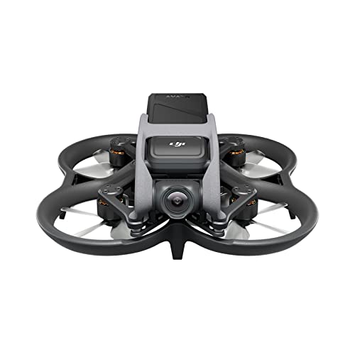 DJI Avata - First-Person View Drone UAV Quadcopter with 4K Stabilized Video, Super-Wide 155° FOV, Built-in Propeller Guard, HD Low-Latency Transmission, Emergency Brake and Hover, Black