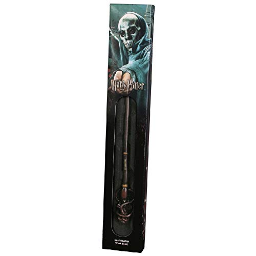 The Noble Collection - Death Eater Swirl Wand In A Standard Windowed Box - 14in (35cm) Wizarding World Wand - Harry Potter Film Set Movie Props Wands