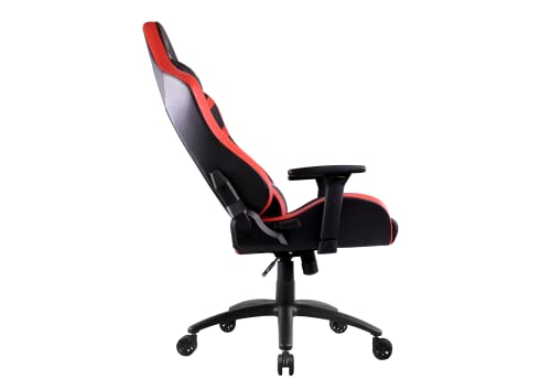 Oversteel - DIAMOND Professional Gaming Chair Leatherette, 3D Armrests, Height Adjustable, Reclining 180º, Gas Piston Class 4, Up to 150Kg, Color Red